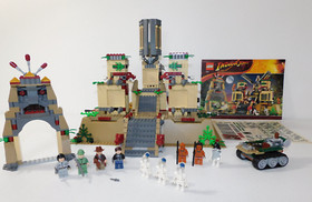 100% 2008 LEGO #7627 Indiana Jones Set TEMPLE OF THE CRYSTAL SKULL Mutt Minifig+