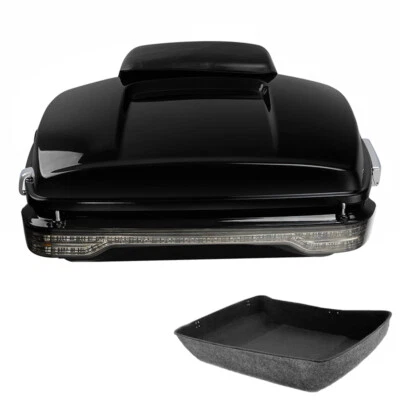 Рубленая спинка багажника светодиодный задний фонарь подходит для Harley CVO Road Glide 2014-25 - Изображение 1 из 4