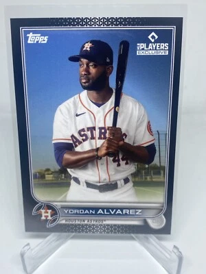 Yordan Alvarez 2022 Topps X Players Exclusive Promo Houston Astros - Image 1 of 2
