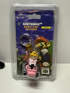 Sehr seltener Princess Mario Kart Schlüsselanhänger von 1999 Vintage Nintendo 64 Interact - Bild 1 von 8