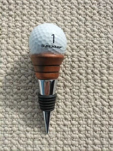 Golf Ball Wine Stopper - Picture 1 of 12