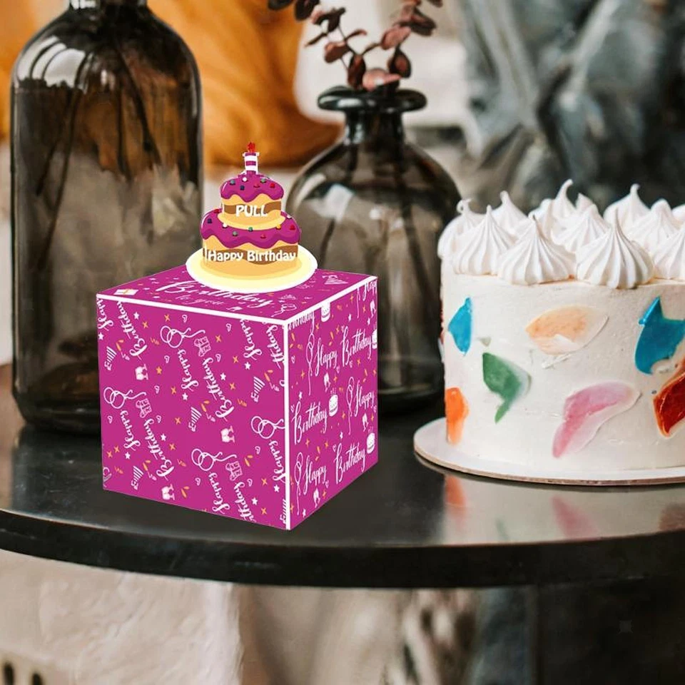 Caja de dinero de cumpleaños para regalos de fiesta para novia novio adultos Foto 1 de 1