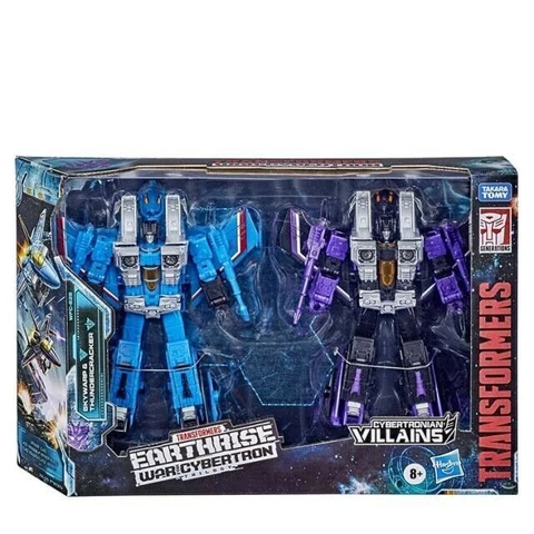 WFC-E29 War for Cybertron Skywarp and Thundercracker 2 in 1 Action Figure 18CM Cover