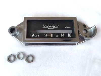 1960s 1962 Chevrolet Corvair Radio Face Escutcheon #7282146 for Delco 985158 - Image 1 of 4