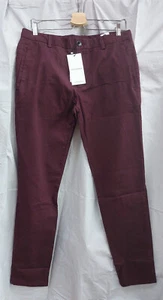 JACK & JONES PANTALÓN HOMBRE SLIM FIT, TALLA M/L, ROJO GRANATE, NUEVO CON ETIQUETAS - Imagen 1 de 6