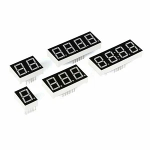 0.28/0.36/0.4/0.56/0.8" Red Led Display 7 Segment Common Cathode/Anode 1-4 Bit - Picture 1 of 8