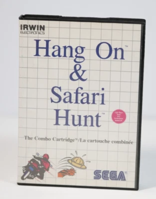 Hang on & Safari Hunt Sega Master System Complete Region Free - Image 1 of 4