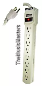 8 Outlet Surge Protection POWER STRIP On/Off Switch Safety Circuit Breaker 1875W - Picture 1 of 5