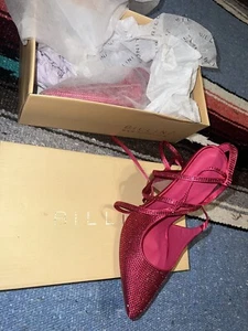 Billini Pink Sparkly Heels Brand New. Not Worn Warn Size 5 - Picture 1 of 6