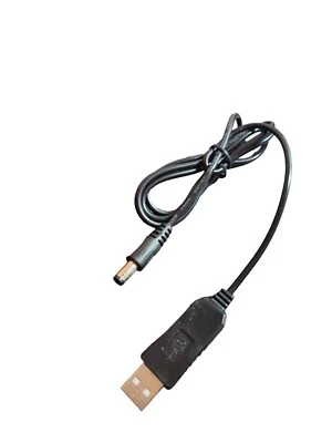 9V USB charger cable For Sony CD DISCMAN D-250 D-90 D-350 D-88 D-15 D-10 D-50 - Image 1 of 2