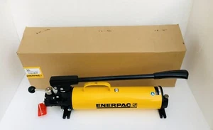 Enerpac P84 Ultima Hydraulic Hand Pump For Double Acting Cylinder 4 Way Valve - Picture 1 of 9