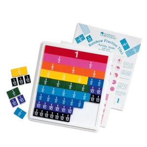 Rainbow Fraction Tiles by Learning Resources - Picture 1 of 1