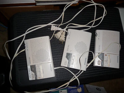 Sistema de intercomunicación inalámbrico FM de 3 canales Radio Shack usado 3 estaciones Foto 1 de 4