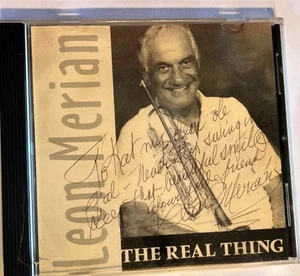 The Real Thing CD 1998 Leon Marian. American Jazz Trumpeter. Autographed. HTF. K - Picture 1 of 4