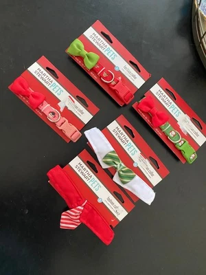 NUEVO CON ETIQUETAS ~ Lote de 5 MARTHA STEWART VACACIONES PARA PERROS PEQUEÑOS -10-14" Y 15"- LIBERACIÓN RÁPIDA Foto 1 de 3