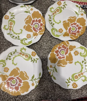 Juego de CUATRO platos laterales de ensalada de plástico melamina colección Better Homes DE COLECCIÓN Foto 1 de 2