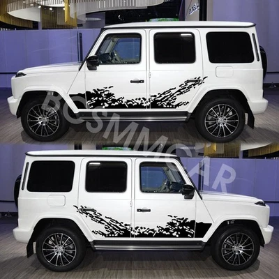 2x Mud Splash Vinyl Stickers Graphics Decals Car Pickup off-Road Decoration - Image 1 of 4
