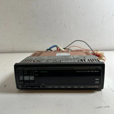 Vintage Alpine CDA-7949 Black Digital Display Radio Tuner Car Stereo CD Player - Image 1 of 4
