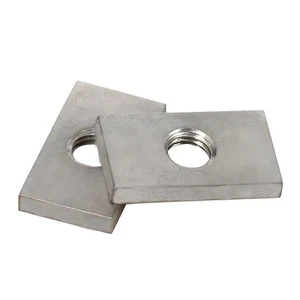 STAINLESS RECTANGULAR NUTS SLIDER BLOCKS FOR ALU ACCESSORY, MECHANICAL EQUIPMENT - Picture 1 of 150