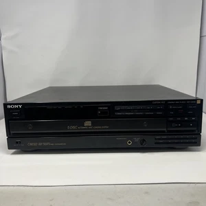 Vintage 1989 Flagship Sony ES CDP-C8ESD 5 Disc CD Changer Player - Foto 1 di 7
