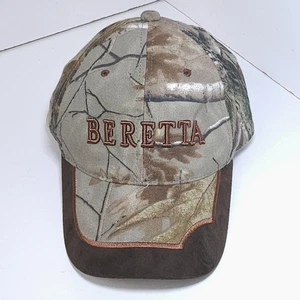 Beretta Real Tree Camo Adjustable Hat One Size Suede Brim Hunting Outdoors - Picture 1 of 16