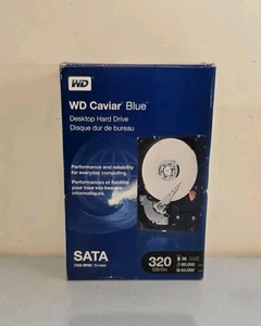 Vintage 320GB WD Caviar Blue SATA 7200 RPM Festplatte WDBAAX3200ENC OPEN BOX - Bild 1 von 2