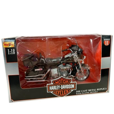 Maisto Harley-Davidson 1:18 Die Cast Motorcycle Series 11 1978 FLH-80 Electra - Image 1 of 4