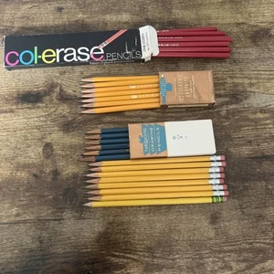 Vintage Eagle Mirado Pencils 174 -col-erase-torquoise drowning pencils (32) coun - Picture 1 of 6
