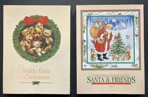 Two Current Jigsaw Puzzles Teddy Bear Christmas Santa & Friends Vintage Sealed - Picture 1 of 7