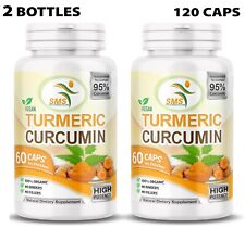 Organic Turmeric Curcumin with Black Pepper BioPerine 95% 15,050mg 120 caps