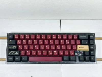 (AUTHENTIC GMK RED SAMURAI KEYCAPS) KBD67 Lite R4 Custom Mechanical Keyboard - Image 1 of 4
