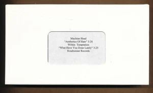 Testa Macchina - Estetica / All'interno della Tentazione - Cosa Hanno..RARA Promo VHS Singola - Foto 1 di 1