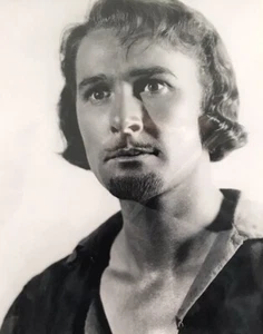 Vintage Errol Flynn Black & White 10x8 Poster Print Photograph Wall Picture - Picture 1 of 1