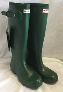 Hunter Original Wellington Boots Wellies Festival Green UK 4 - Imagen 1 de 5