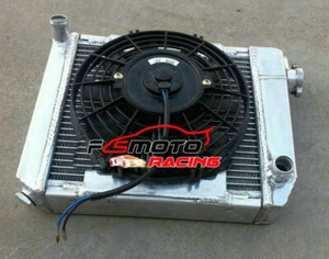 Radiador de aluminio y ventilador de funda para Rover Mini Cooper S 1275 GT SPI NUEVO EN CAJA Morris 1959-97 - Imagen 1 de 6