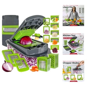 Vegetable Chopper Food Slicer Pro | 15 Pc MultiFuctional Kitchen Gadgets for ... - Picture 1 of 7