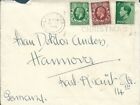 GB - NICE 1936 COVER LEICESTER TO HANNOVER GERMANY  - CHRISTMAS   [1058]