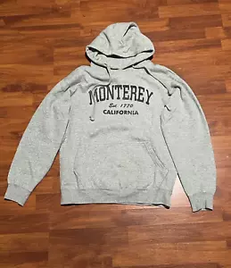 Monterey Est 1770 California Men’s Small Gray Hoodie Sz S - Picture 1 of 4
