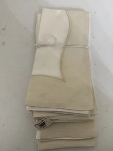 POTTERY BARN MONIQUE LHUILLIER DAPHNE LINEN/ COTTON NAPKIN SET 4 - Picture 1 of 3