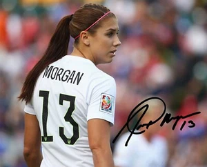 Alex Morgan signed Foto 8x10 11x14 Reprint Glossy uswnt Auto Autogramm - Bild 1 von 1