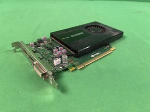 Tarjeta de video NVIDIA Quadro K2000 180-12095-1005-A01 PCIe 2 GB GDDR5 2*DP 1*DVI - Imagen 1 de 15