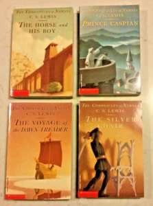 The Chronicles of Narnia Series Paperback C.S. Lewis, Lot of 4. (Books 3-6) - Imagen 1 de 4