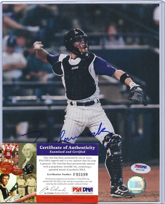 Diamondbacks Robby Hammock Signed 8x10 Baseball Photo (PSA/DNA COA) Player Coach - Image 1 of 4