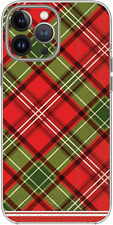 Christmas Xmas Red Green Pattern Cute Case Cover Silicone / Shockproof / MagSafe