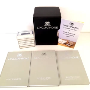 Vintage Linguaphone German Language Course - Books and Cassette Tape Set - Picture 1 of 10