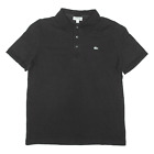LACOSTE Slim Fit Mens Polo Shirt Black XL