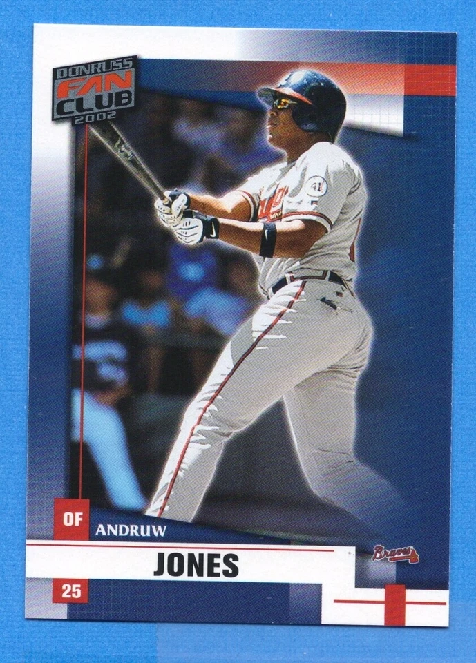 2002 Donruss Fan Club #60 Andruw Jones Braves - Image 1 of 1