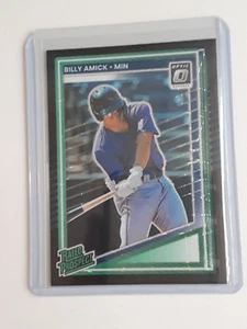 2025 DONRUSS BILLY AMICK RATED PROSPECT BLACK VELOCITY OPTIC PRIZM SSP#8/39-#156 - Foto 1 di 2
