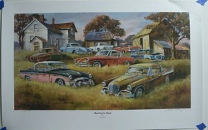 Dale Klee " Rusting In Style" Limited 128/450 25" x 16" Signed 2003 Studebaker - Bild 1 von 7