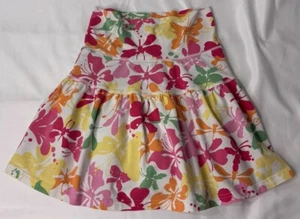 Hanna Andersson Skort Pull-On Skirt w/shorts EU 140/US 10 Butterflies Colorful - Picture 1 of 15